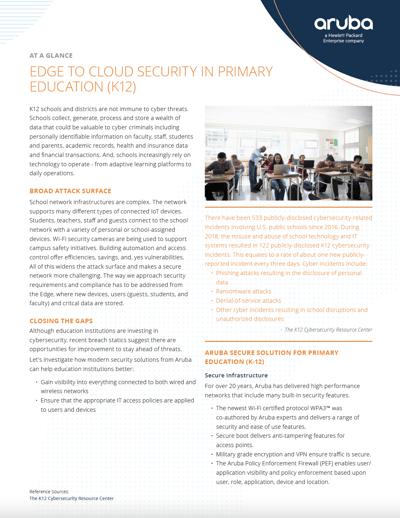at a glance edge to cloud security preview