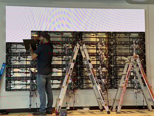 route video wall installation-1