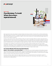 Five Mistakes to Avoid When Securing a Hybrid network Thumbnail