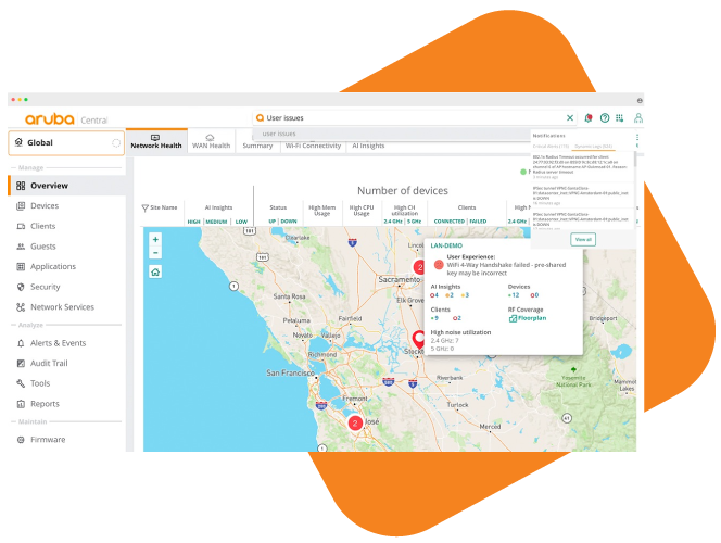 Aruba Central For Cloud Managed Networking Aruba Central For Cloud Managed Networking