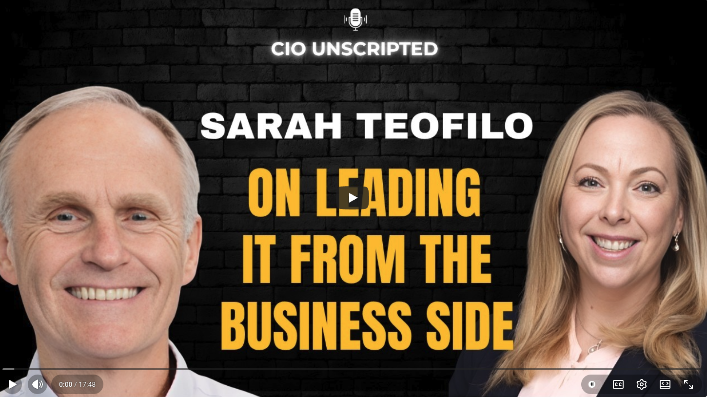 cio unscripted with sarah teofilo